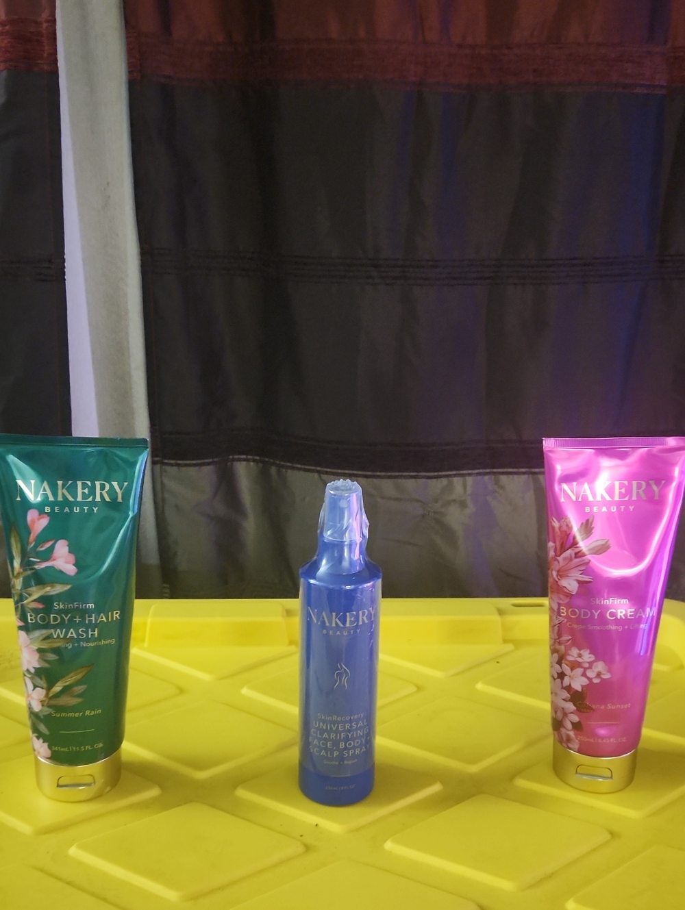 3 Piece Nakery Beauty Skin Care Hydrating Scalp & Body Mist